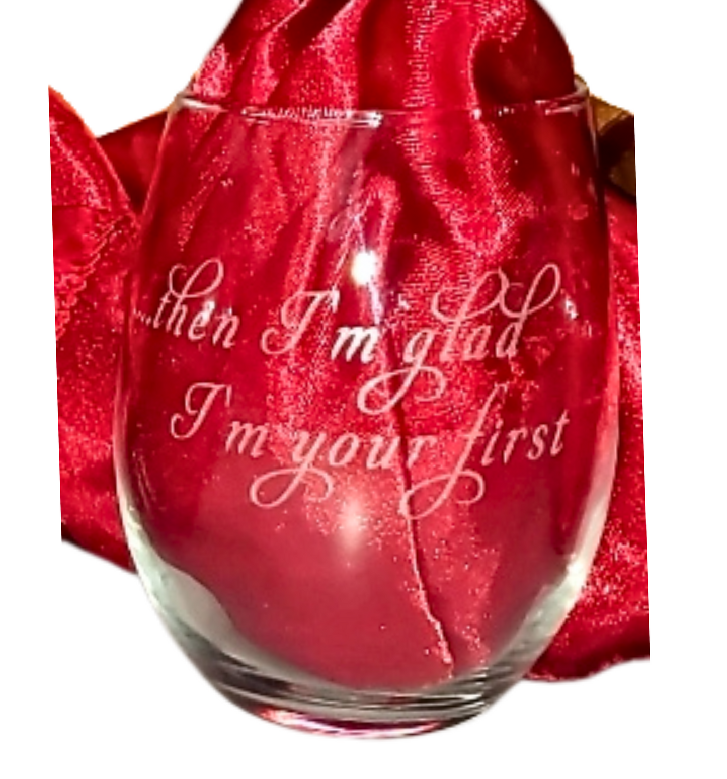 Gabriel's Inferno - Engraved Wine Glass
